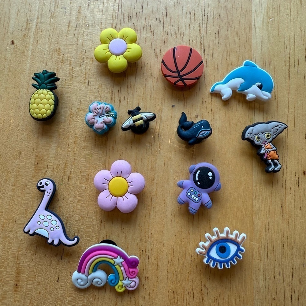 Set of 13 Jibbitz & Offbrand Assorted Designs for Crocs - Picture 2 of 3
